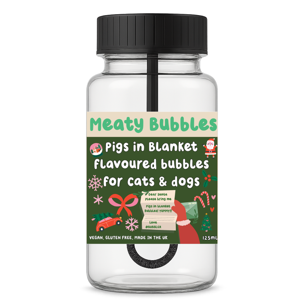 Meaty Bubbles Pigs in blanket Christmas 2025 Bubbles 125ml