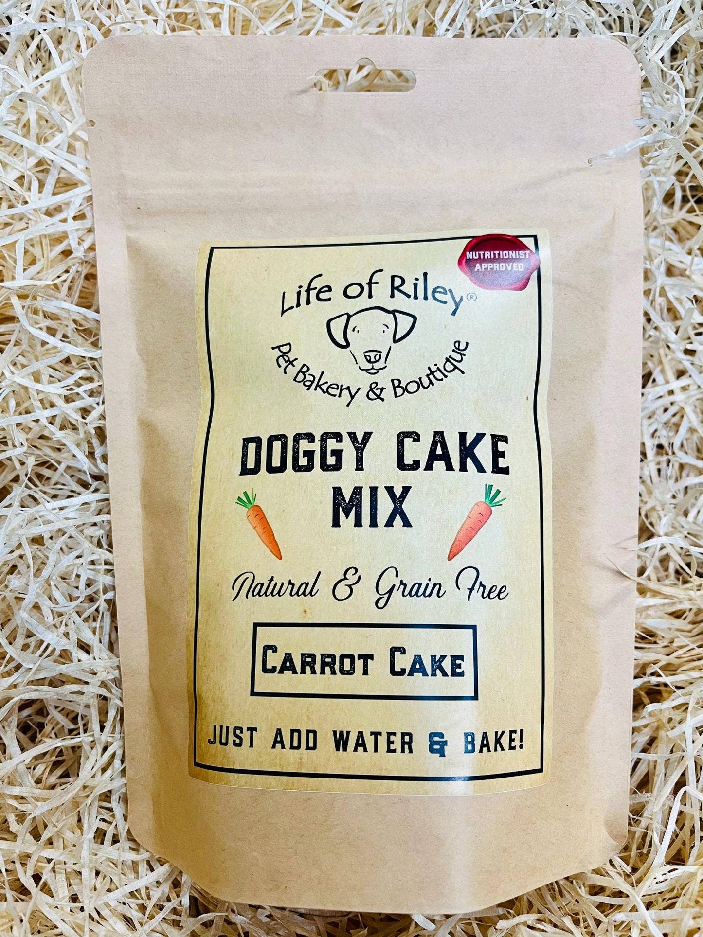 DIY Doggy Cake Mix - Carrot Cake