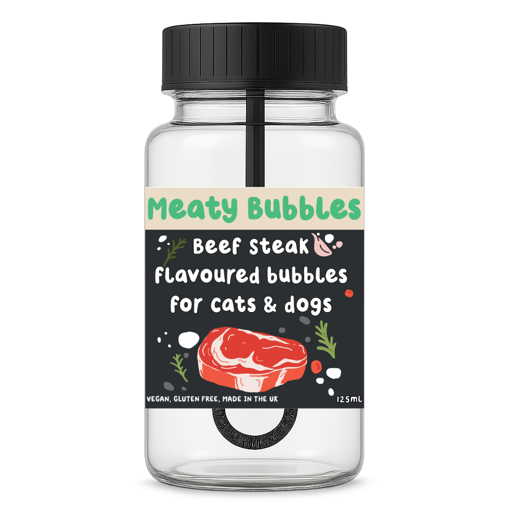 Meaty Bubbles Beef Steak Bubbles 125ml