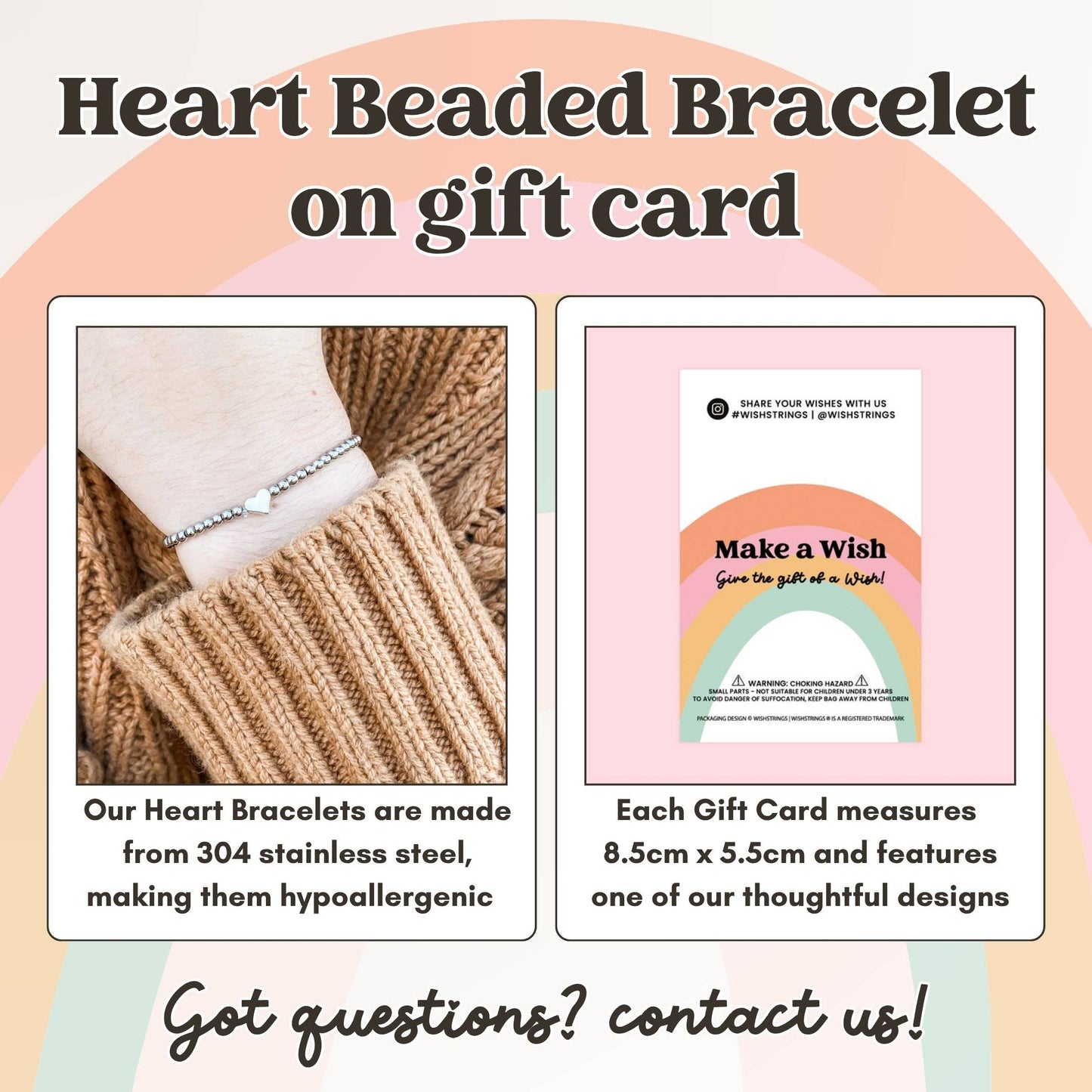 DOG MUM - Heart Beaded Bracelet