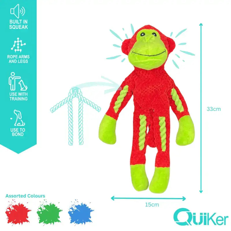 Rope Body Monkey Dog Toy