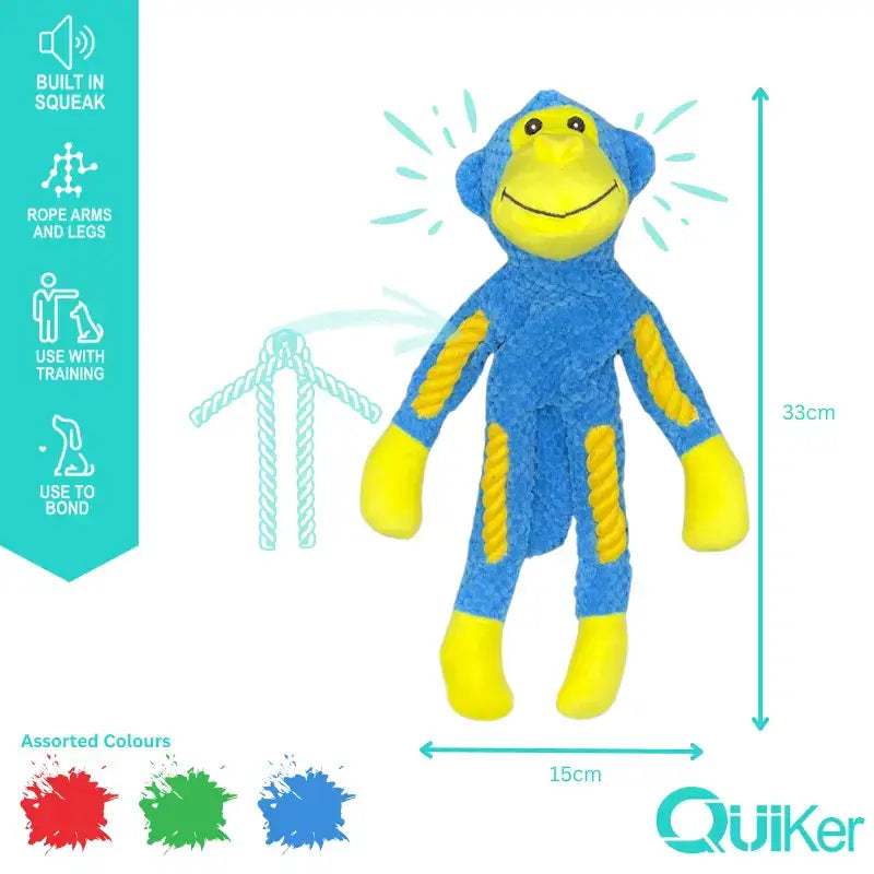 Rope Body Monkey Dog Toy