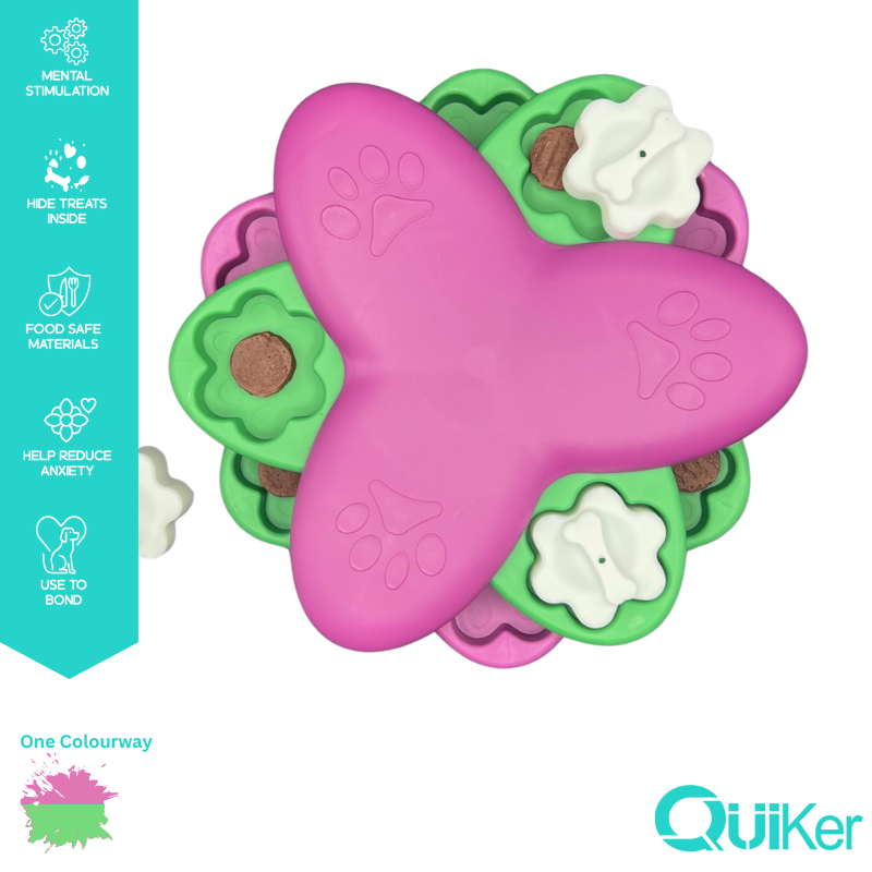 Flower Puzzle Toy - Dog Toy - Brain Training