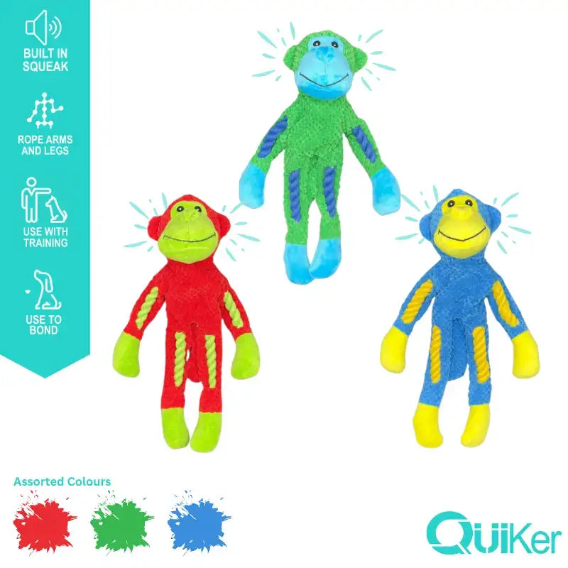 Rope Body Monkey Dog Toy