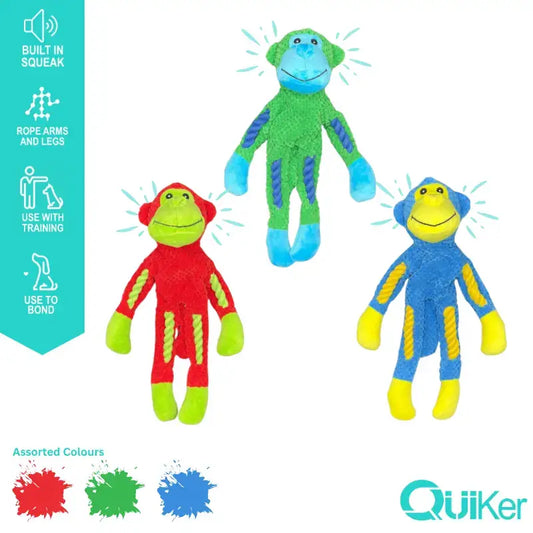 Rope Body Monkey Dog Toy
