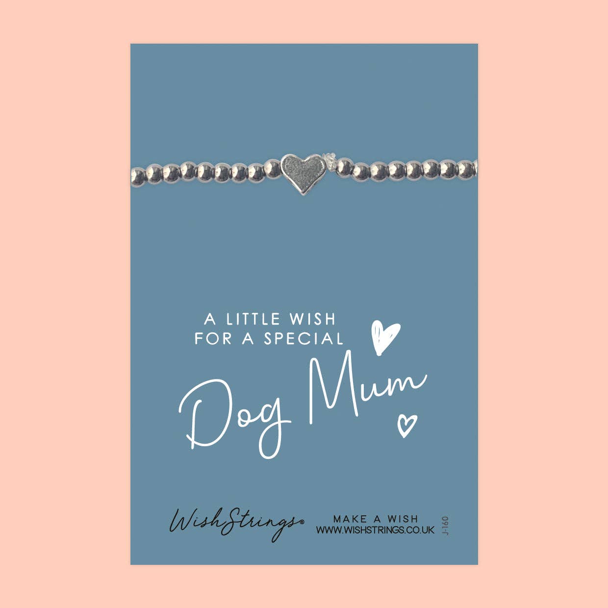 DOG MUM - Heart Beaded Bracelet