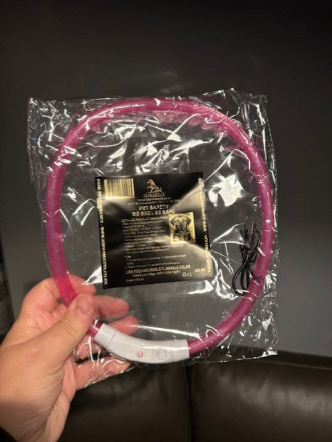 LED - Rechargeable - Light Up Collars