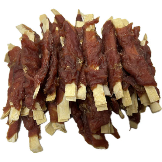 Soft Fish Sticks Wrapped in Dried Duck Breast