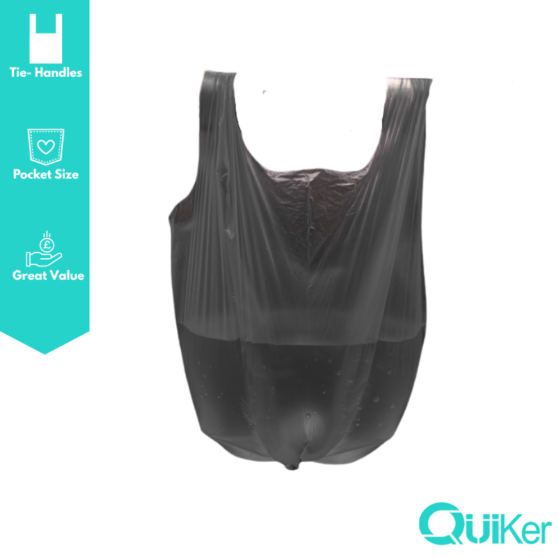 240 Bags-12 Rolls- Black Pocket Poop/Poo Bags