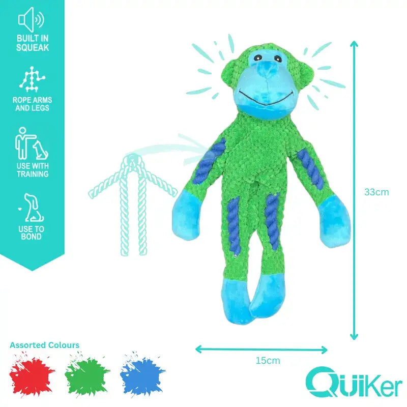 Rope Body Monkey Dog Toy